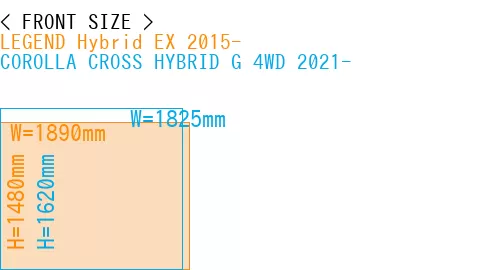 #LEGEND Hybrid EX 2015- + COROLLA CROSS HYBRID G 4WD 2021-